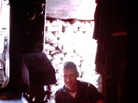 John Girardeau, B Troop forward observer, in the command bunker.